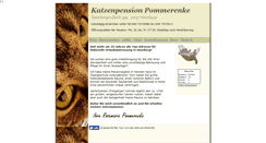 Desktop Screenshot of katzenpension-pommerenke.de